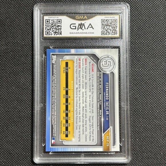 2019 Bowman Chrome Prospects Fernando Tatis Jr #BCP-25 PSA 10 GEM MT Rookie RC - Picture 2 of 2